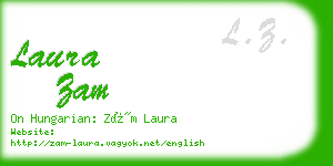 laura zam business card